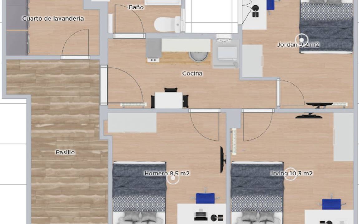 Centro - Sagrario Resort | 60 m² Private room ∙ 1 bedroom ∙ 1 guest