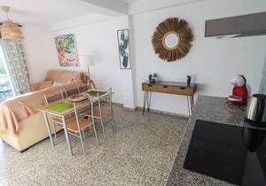 Apt Poniente - First line beach with terrace in La Herradura