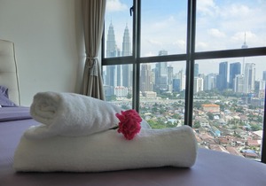 [LUXURY] 3 Rooms 6 Pax Stay with KLCC View