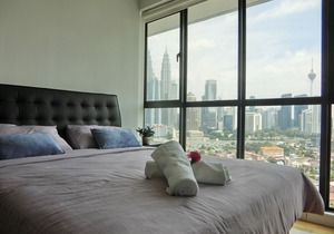 [LUXURY] 3 Rooms 6 Pax Stay with KLCC View