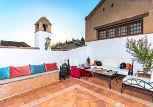 Morayma House Terrace with views to Alhambra