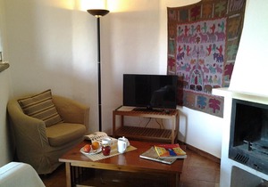Two bedroom apartment with terrace and fireplace (3 guests)