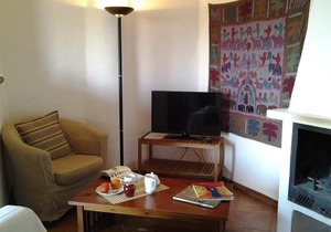 Two bedroom apartment with terrace and fireplace (3 guests)