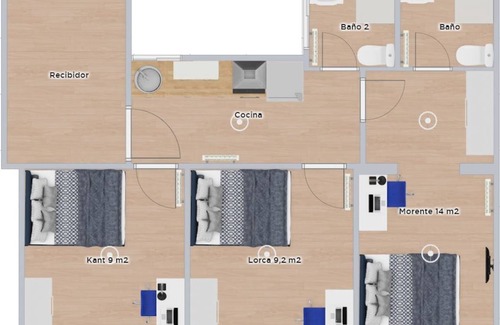 Centro - Sagrario Resort | 60 m² Private room ∙ 1 bedroom ∙ 1 guest