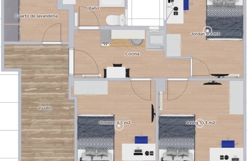 Centro - Sagrario Resort | 60 m² Private room ∙ 1 bedroom ∙ 1 guest