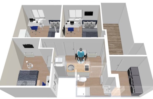 Centro - Sagrario Resort | 60 m² Private room ∙ 1 bedroom ∙ 1 guest