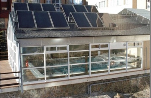 Pradollano Apartment | Arttyco Sierra Nevada building studio with pool, sauna and jacuzzi