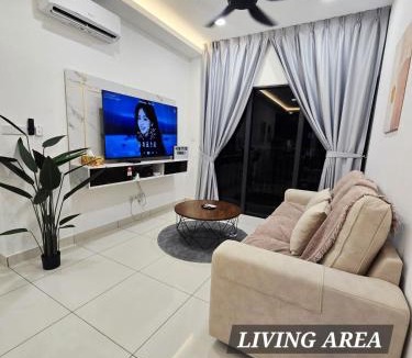 Kampung Bukit Dukong Apartment | Comfy Cheras C180 Belakong Tradres Park 3BR 2 Bath Room 2 Carpark
