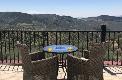 Algarinejo Cottage | Private, hillside cottage with spectacular views, air con & secluded pool.