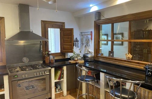 Orgiva Villa | Private Villa Large pool and gardens, AC, Grand Piano, Pizza Oven, Sauna, BBQ