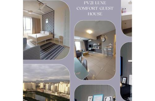 Kuala Lumpur Apartment | PV21 Luxe Comfort 3 Bedroom Modern Homestay in Prime Location near Setapak Central Mall