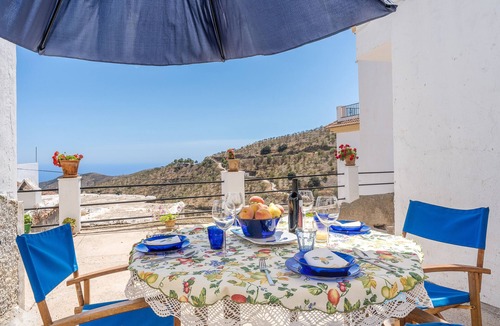 Sorvilan House | Rural House 'Bns - Casa La Prensa - Alpujarra' with Sea Views, Private Terrace and Wi-Fi