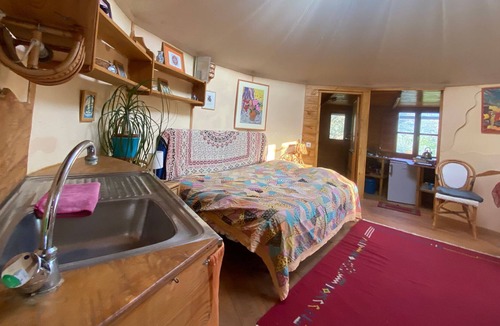 Lanjaron RV Rental | Small Yurt, with mountain view, iIdeal for couple