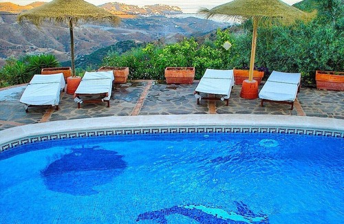 La Herradura House | Stylish Andalusian country house with pool in olive grove facing the sea