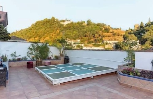 San Pedro House | Terrace with views to Alhambra. Morayma House.