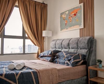 Taman P Ramlee Apartment | View KLCC 3 Bedroom Homestay Kenwingston Platz