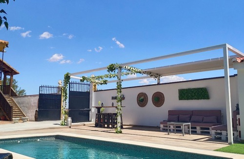 Cogollos de Guadix House | Vivienda Turistica "El Coberteras" with private swimming pool, fireplace, barbecue.