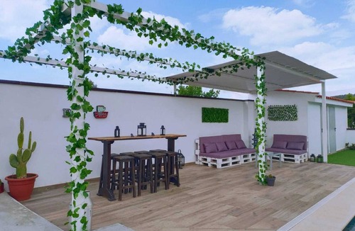 Cogollos de Guadix House | Vivienda Turistica "El Coberteras" with private swimming pool, fireplace, barbecue.