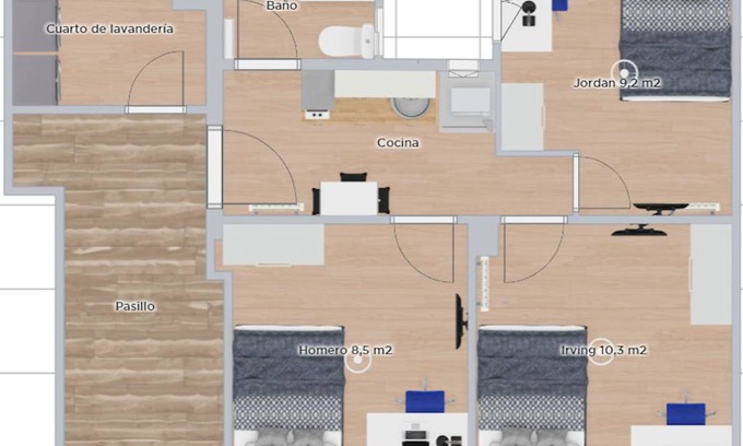 Centro - Sagrario Resort | 60 m² Private room ∙ 1 bedroom ∙ 1 guest