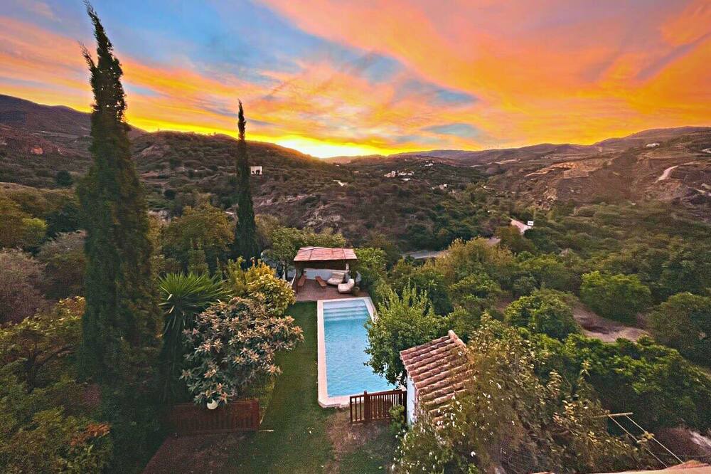 Restabal Villa | Sunset mountain-view villa with garden & pool